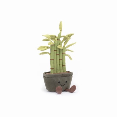 Jellycat Potted Bamboo USA | 81054DCBS